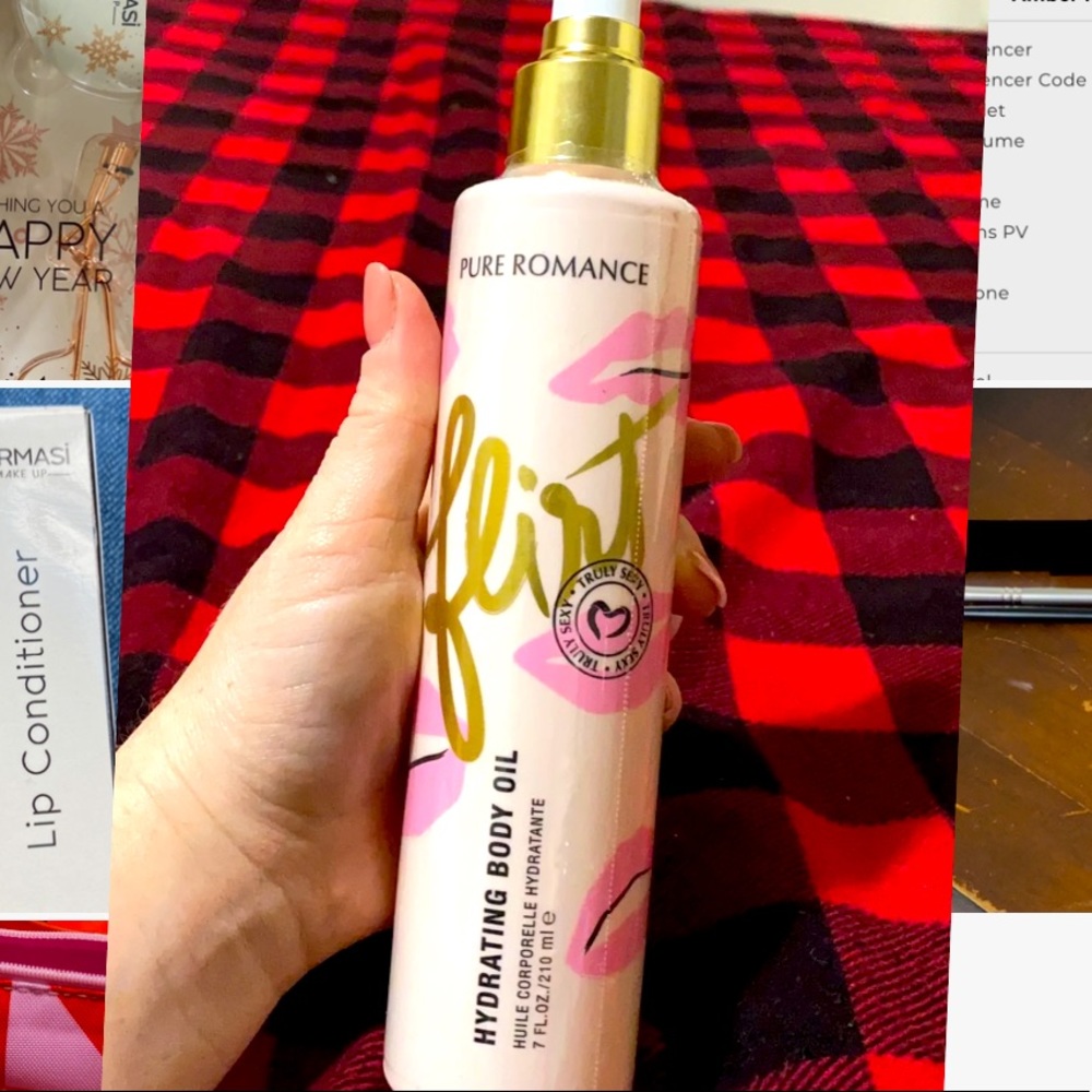 Body oil spray